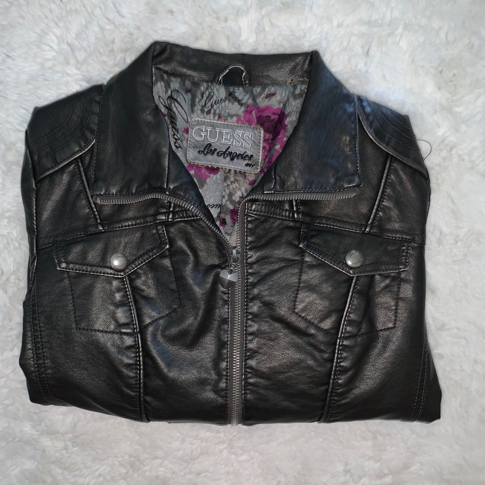 Guess leather jacket